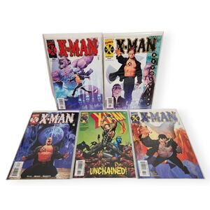Marvel Comics X-Man Counter Issues #62 - #66 Comic Books Lot NM Pre-owned